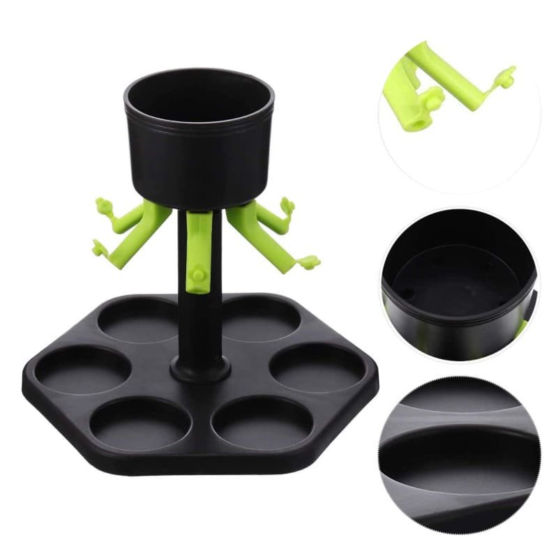 6er Shot Verteiler- einzeln verschließbar inkl. 6 Gläser, Shotdispenser, Schnapsglas Spender — изображение 3